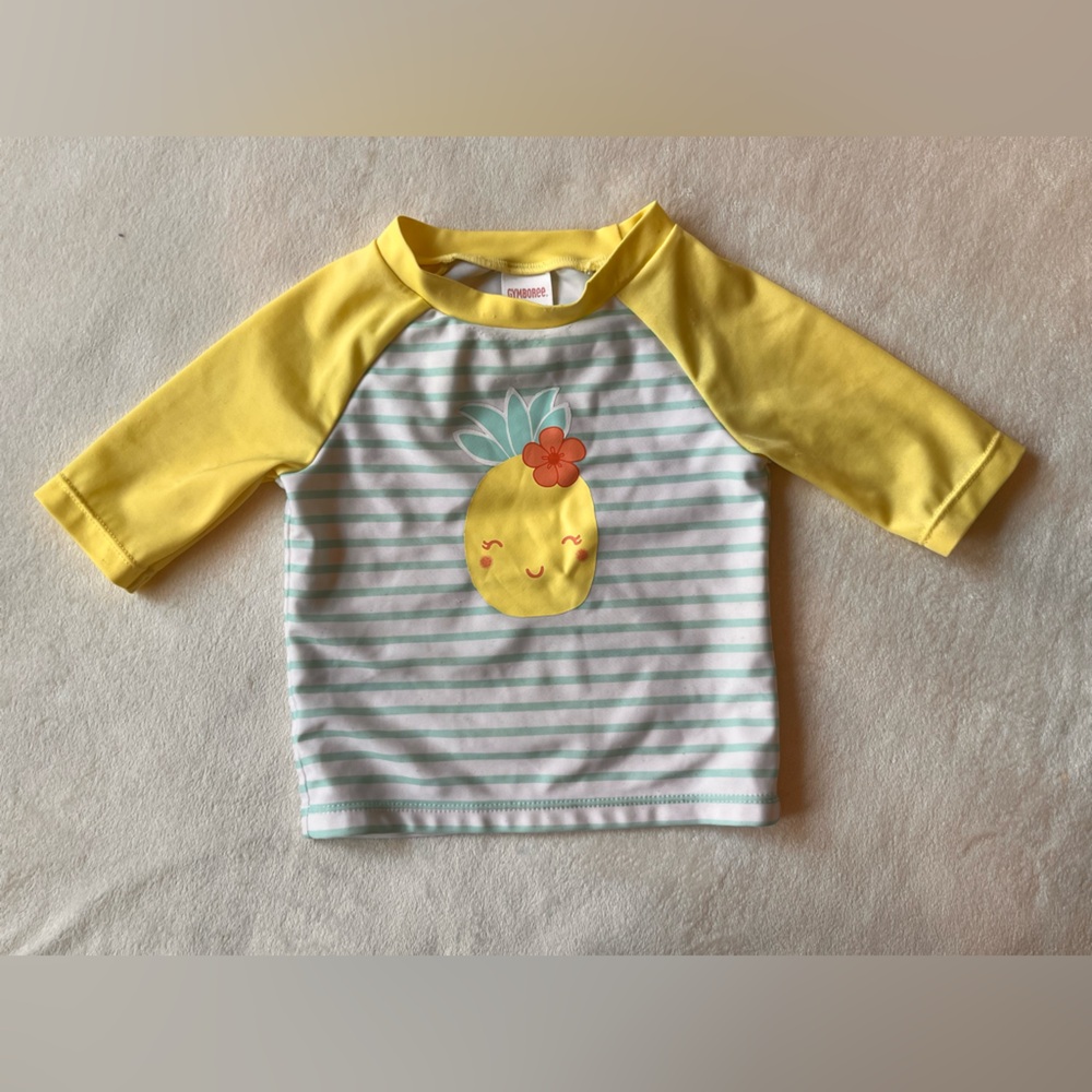 Gymboree Pineapple Rash Guard